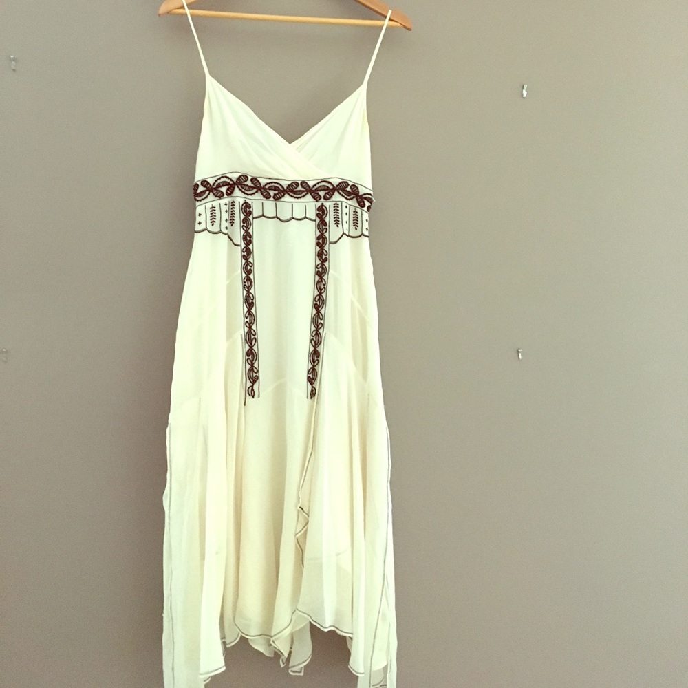 Karen Millen Beaded Black and White Dress